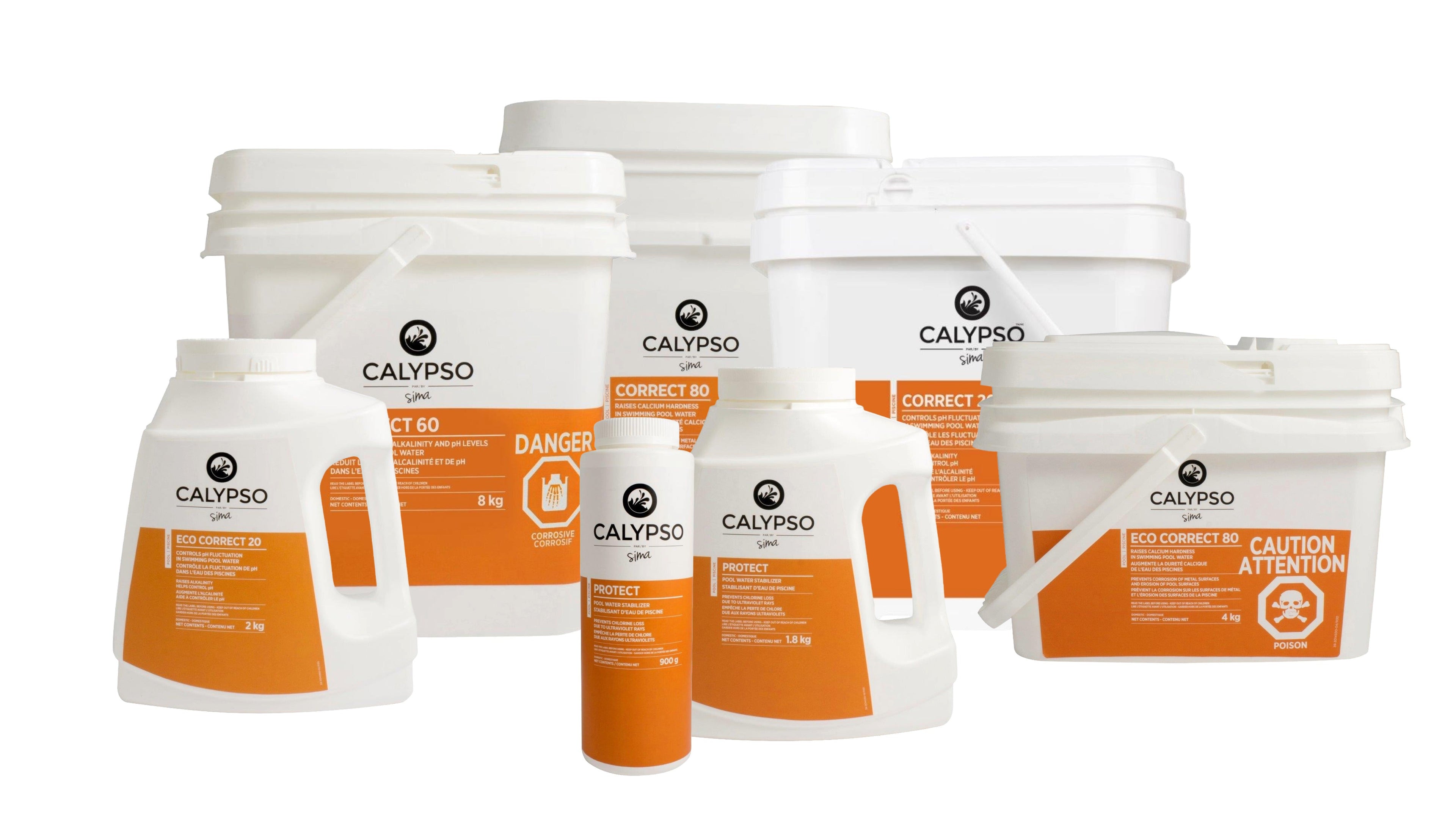 Produits balancement de l'eau pour piscine