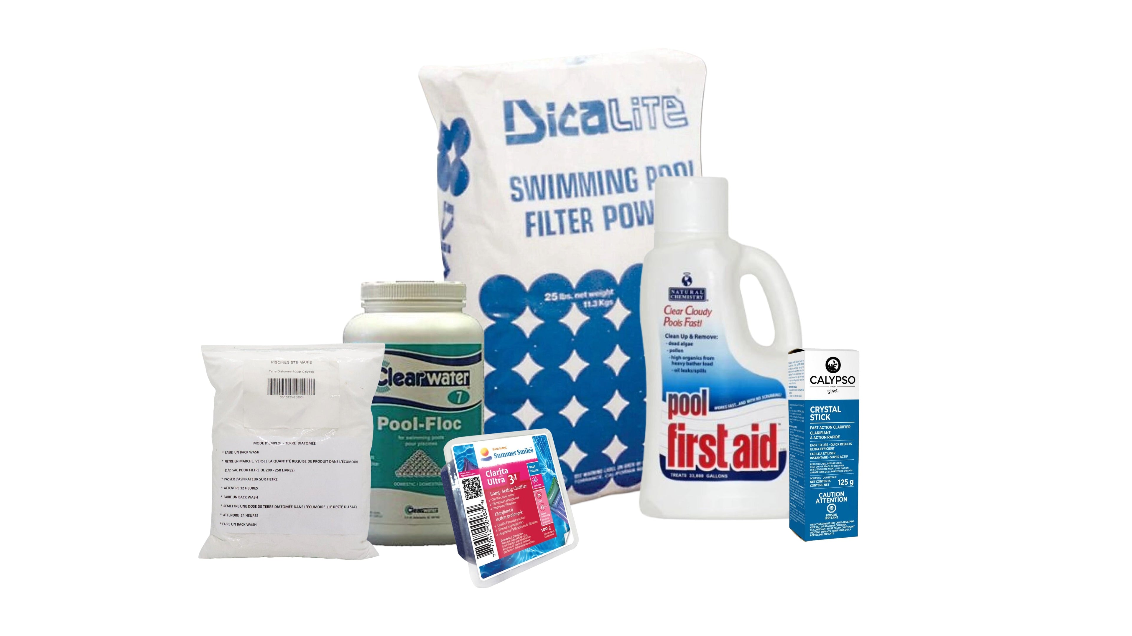 Produits clarifiant pour piscine