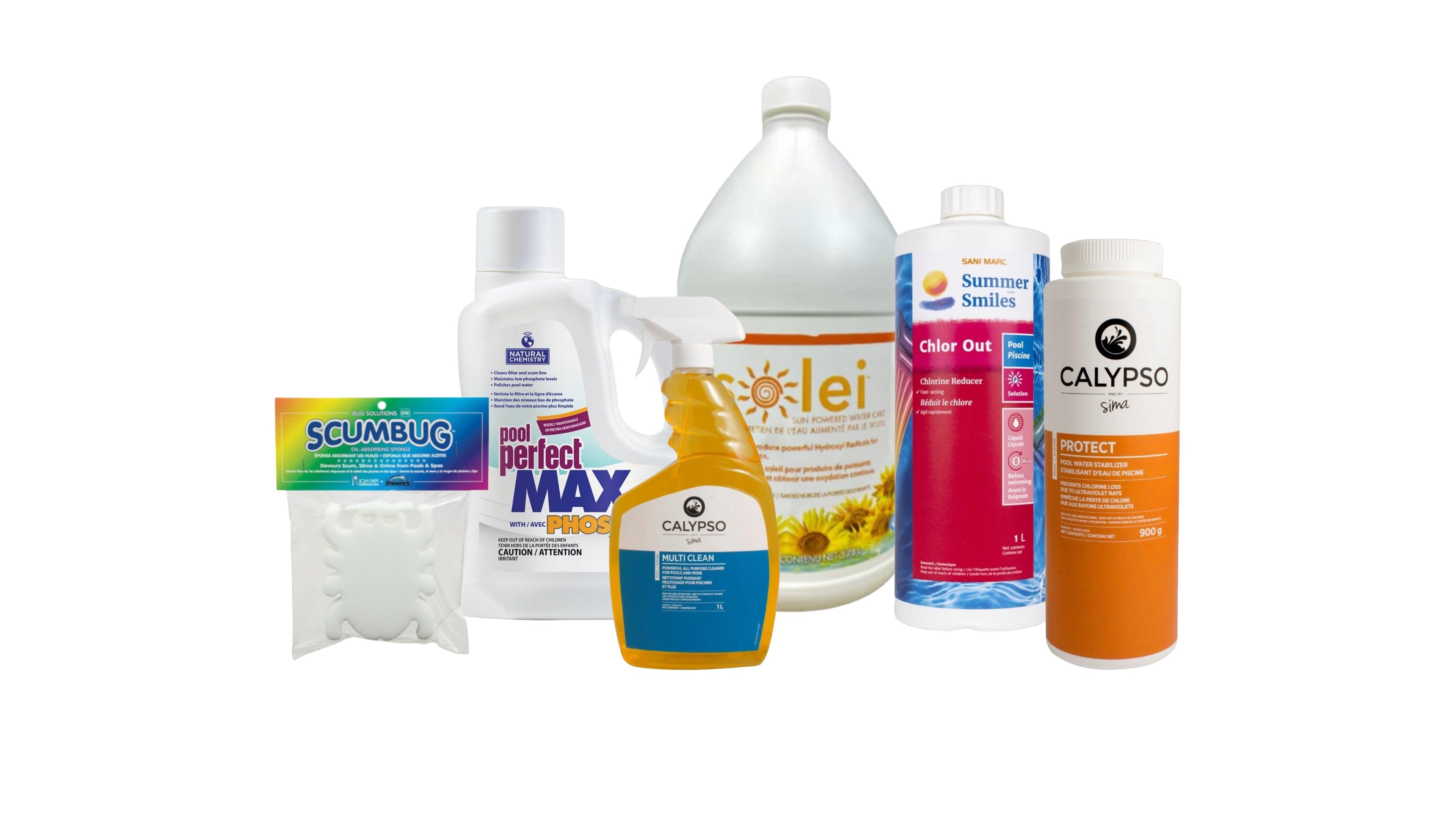 Produits spécialisés pour piscine