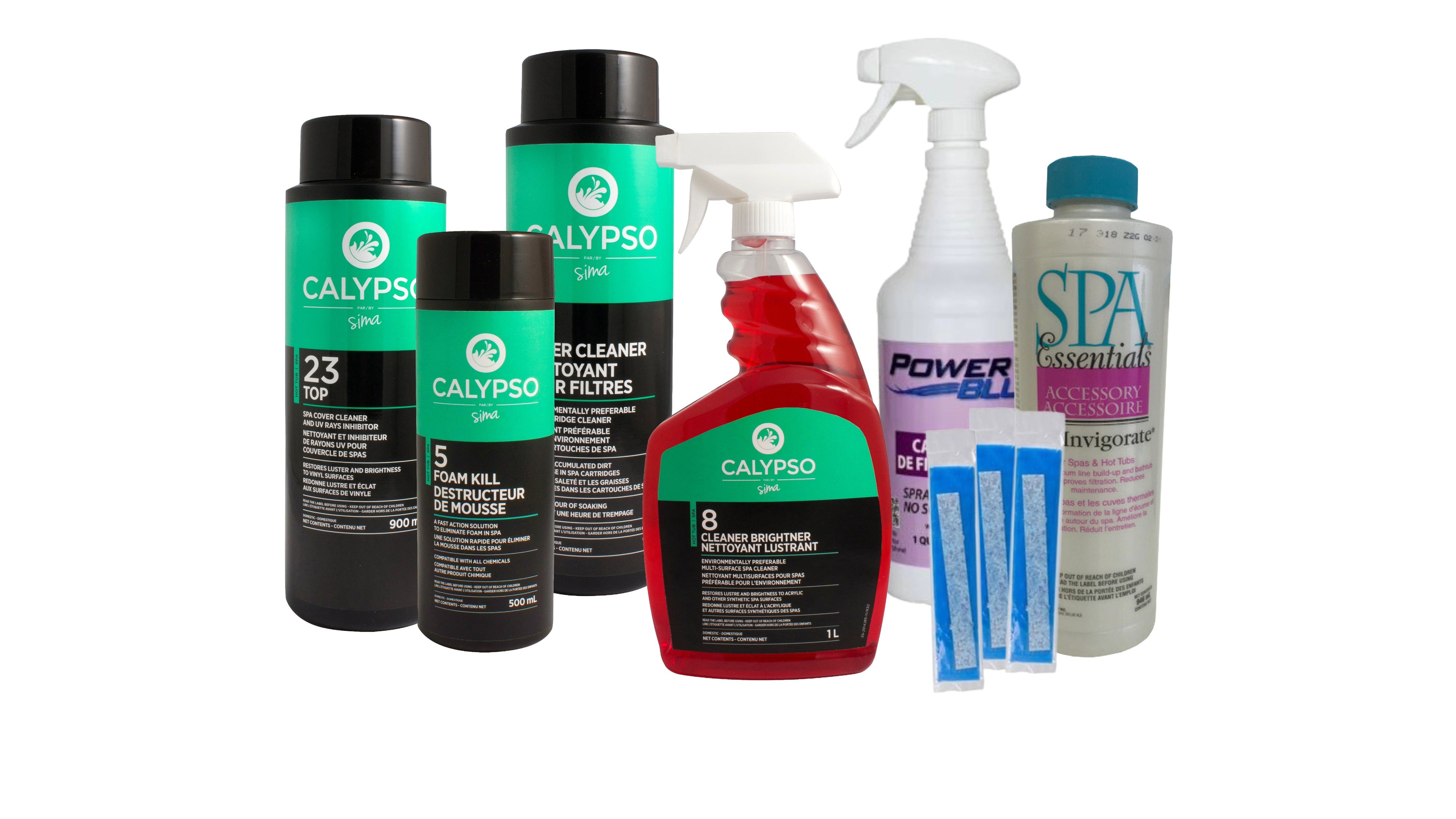 Produits spécialisés pour spa