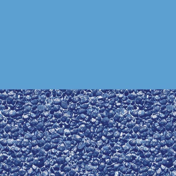 Toile Piscine Hors-Terre 15' x 54" Bleu / Streamstone Overlap 54"