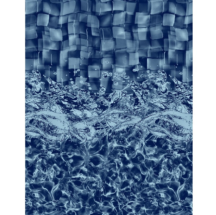Toile Piscine Hors-Terre 27' x 54" Morning Wave / Prism Overlap 54"