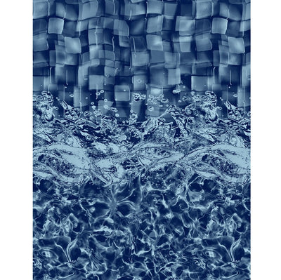 Toile Piscine Hors-Terre 27' x 54" Morning Wave / Prism Overlap 54"