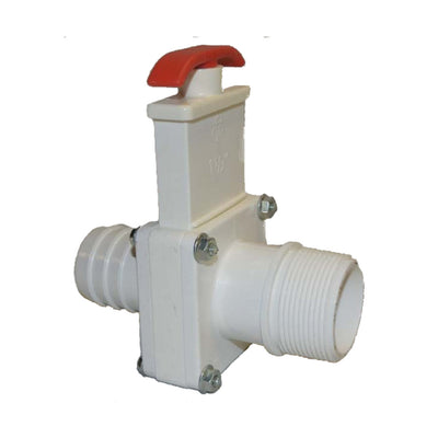 Valve guillot. 1½" vis mâle - coché
