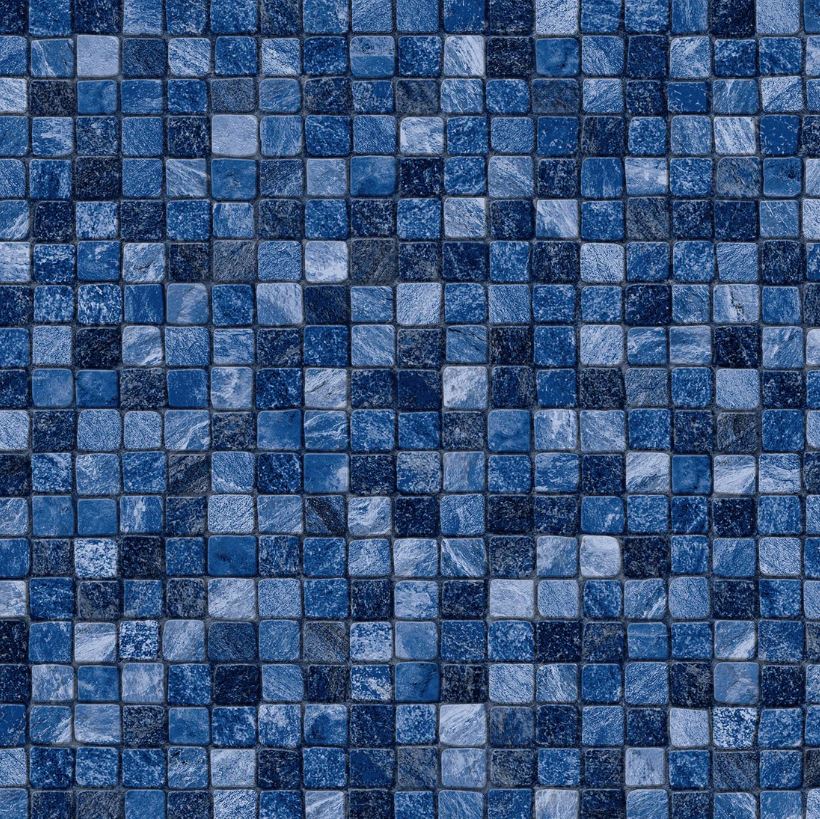Toile Piscine Hors-Terre 15' x 26' x 54" Cubic Mosaïc Overlap 54"