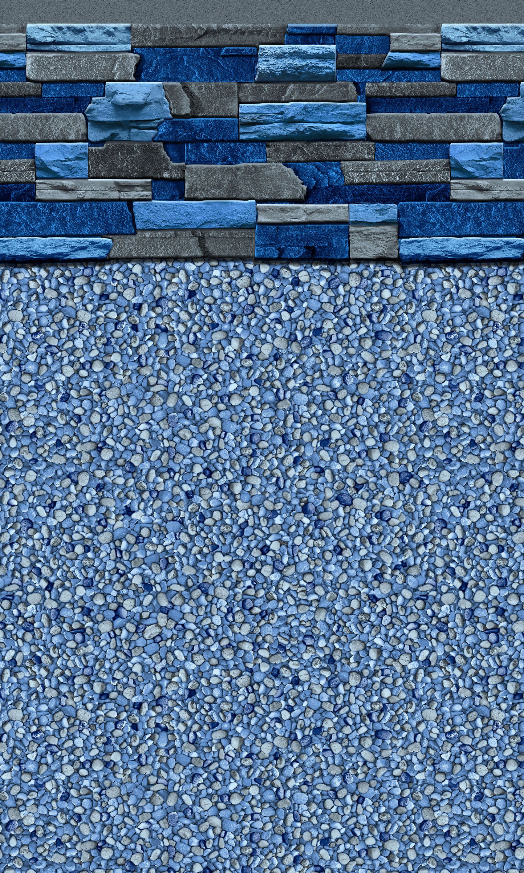 Toile Piscine Hors-Terre 15' x 26' x  52" Maïa / Summerblue Aqua-Bead 52"