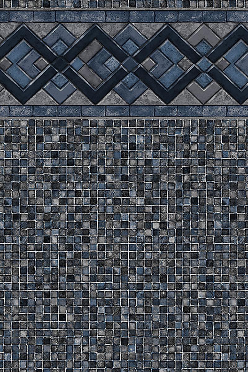 Toile Piscine Hors-Terre 15' x 30' x 52" Titan Ridge / Grey Mosaïc EZ-Bead 52"