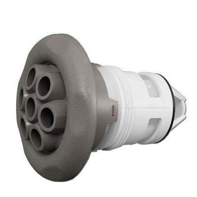 Jet Poly Massage Scallop Gris Texturé 3 1/2"