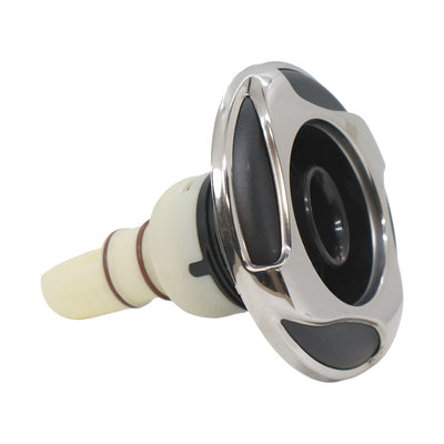 Jet Whirlpool Ajustable Reverse Swril SS/Noir Vissé