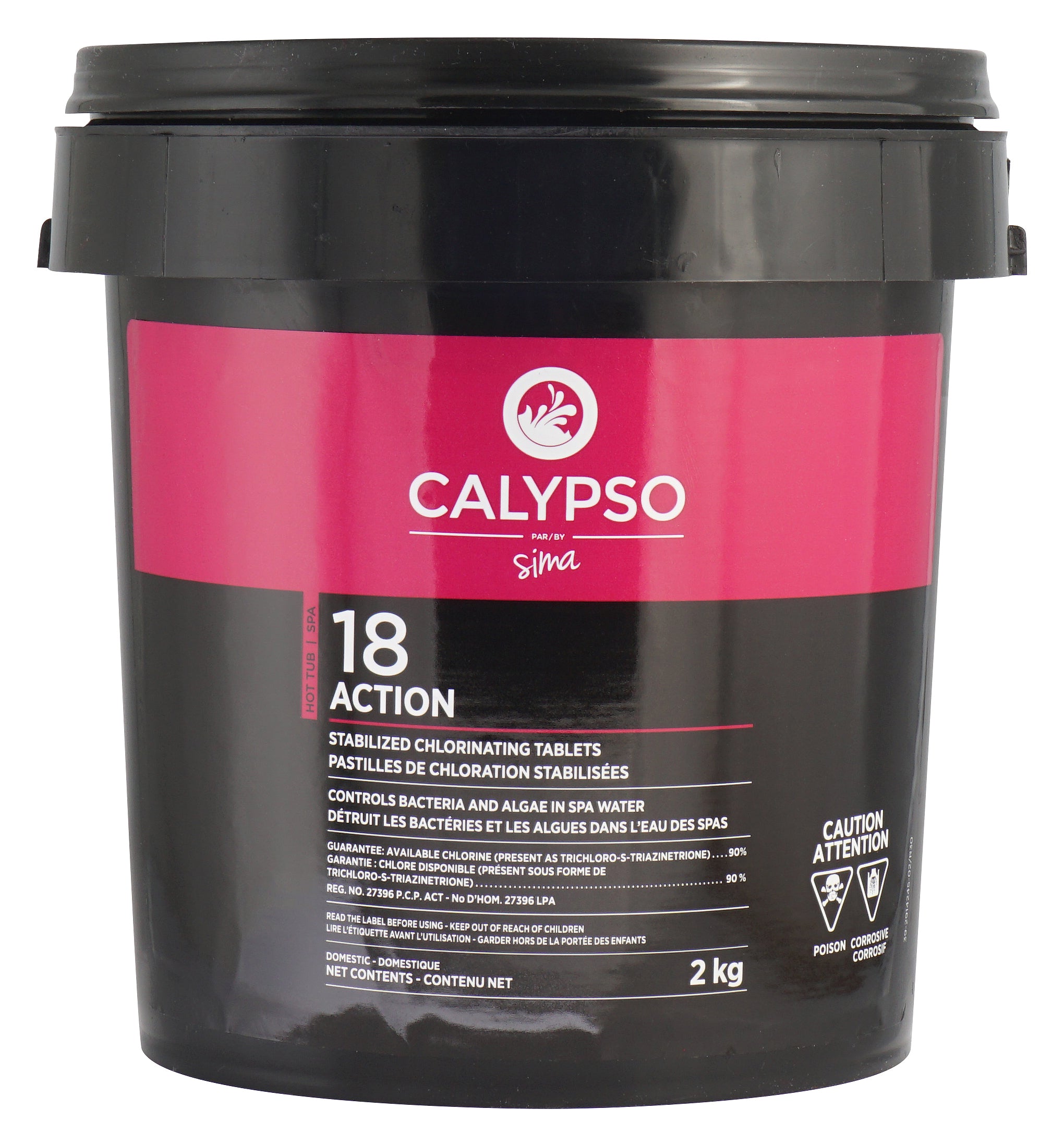 Pastilles de Chlore Stabilisées Action Tab Calypso #18 2kg