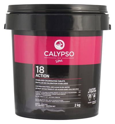 Pastilles de Chlore Stabilisées Action Tab Calypso #18 2kg