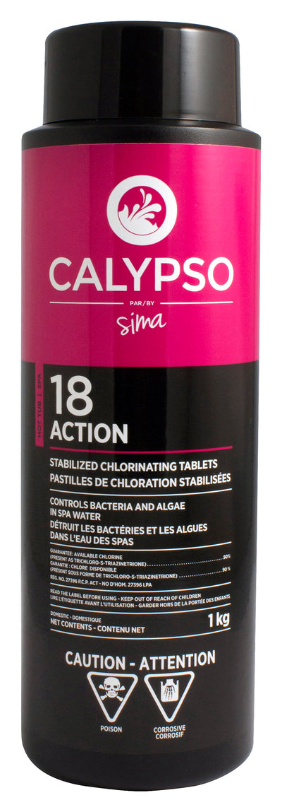 Pastilles de Chlore Stabilisées Action Tab Calypso #18 1kg