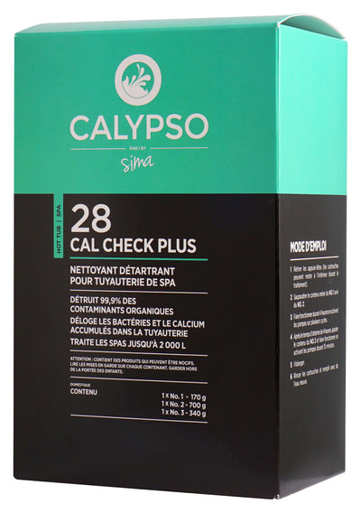 Kit Cal Check Plus Nettoyant Pour Tuyauterie Calypso #28