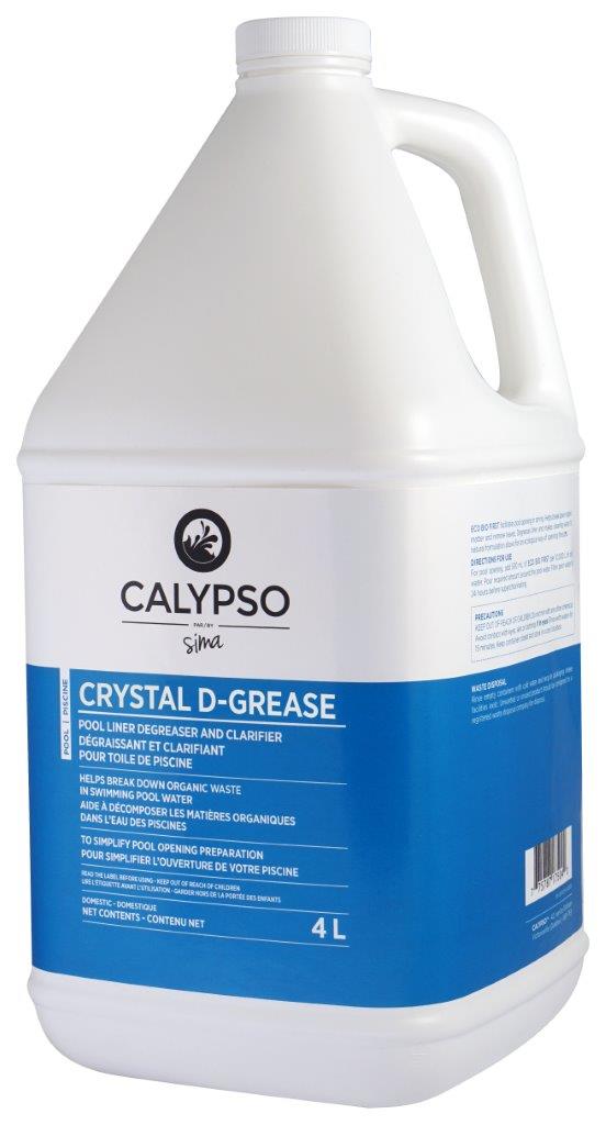Dégraissant Pour Toile de Piscine Crystal D-Grease 4L