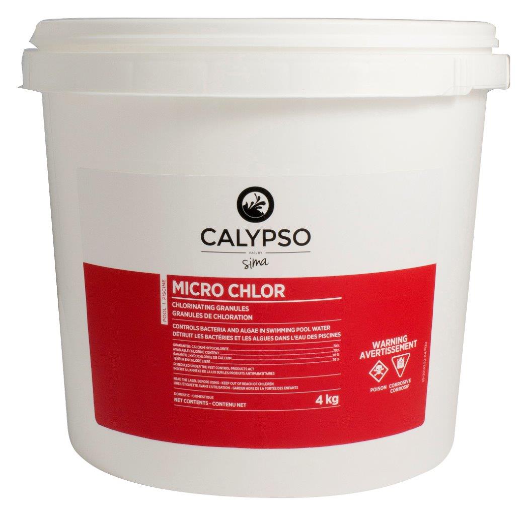 Micro Chlore Granules de Chlore 65% Calypso 4kg
