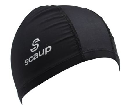 Casque de Bain Sénior Lycra Noir