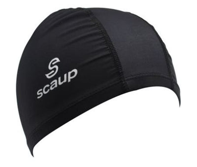 Casque de Bain Sénior Lycra Noir