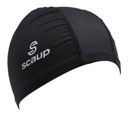 Casque de Bain Junior Lycra Noir