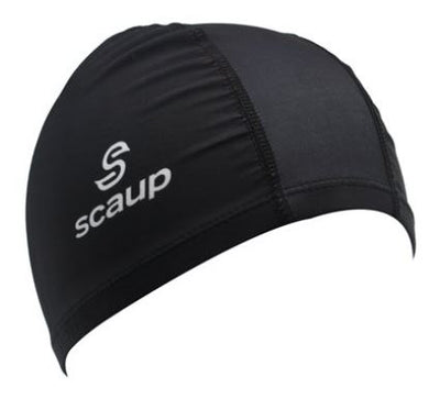 Casque de Bain Junior Lycra Noir