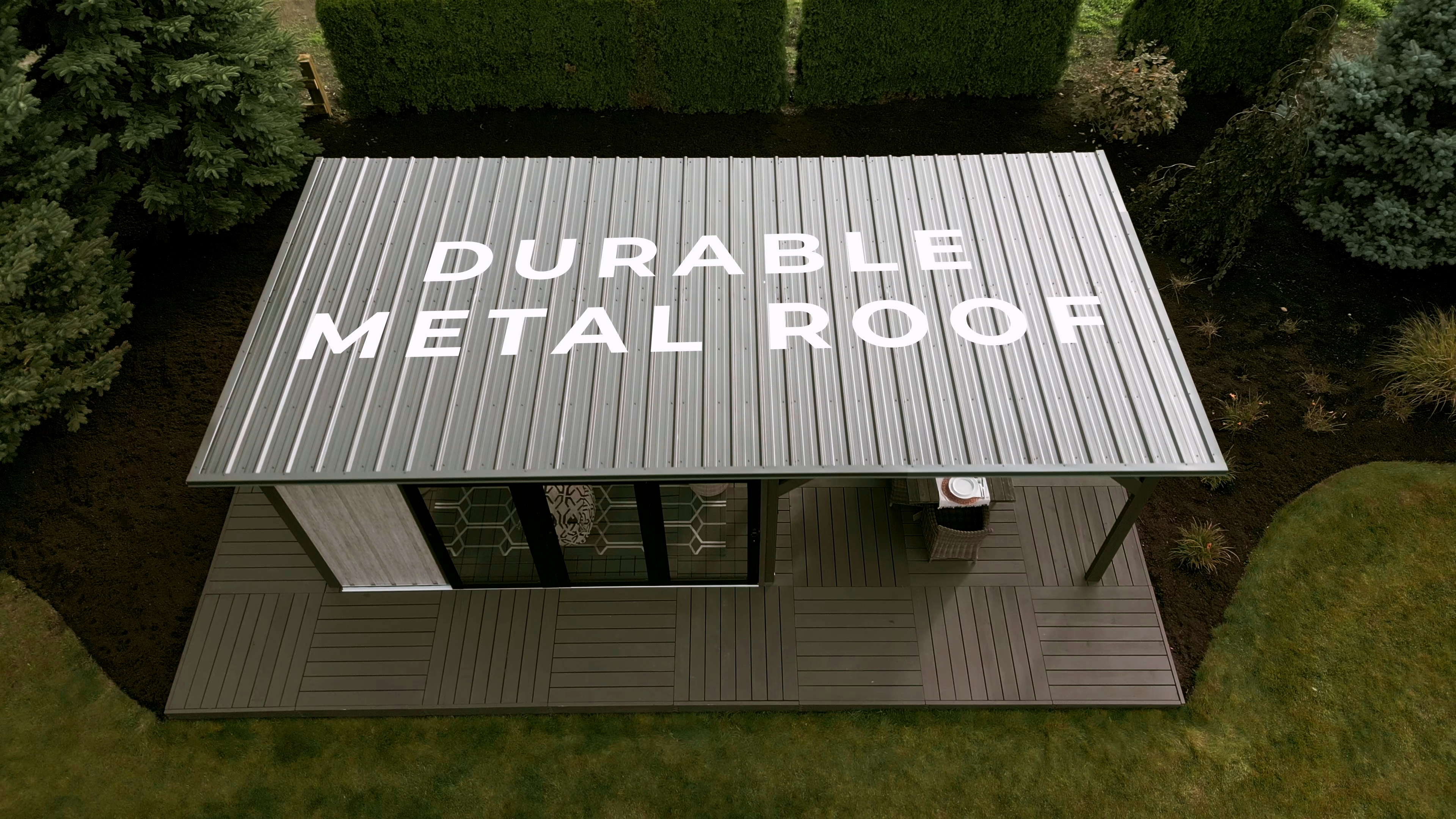 Abri Véranda 11' x 11' Pour Baker Canyon de Visscher