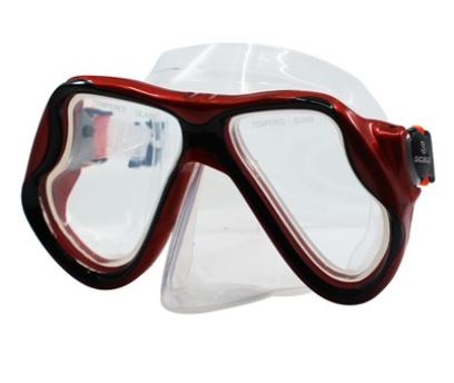 Masque Spectra Sénior Rouge/Noir & Clair