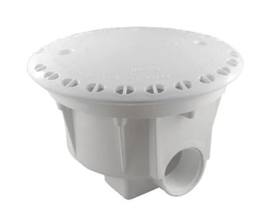 Drain de Fond Hors-Terre Blanc Vissé Anti-Vortex