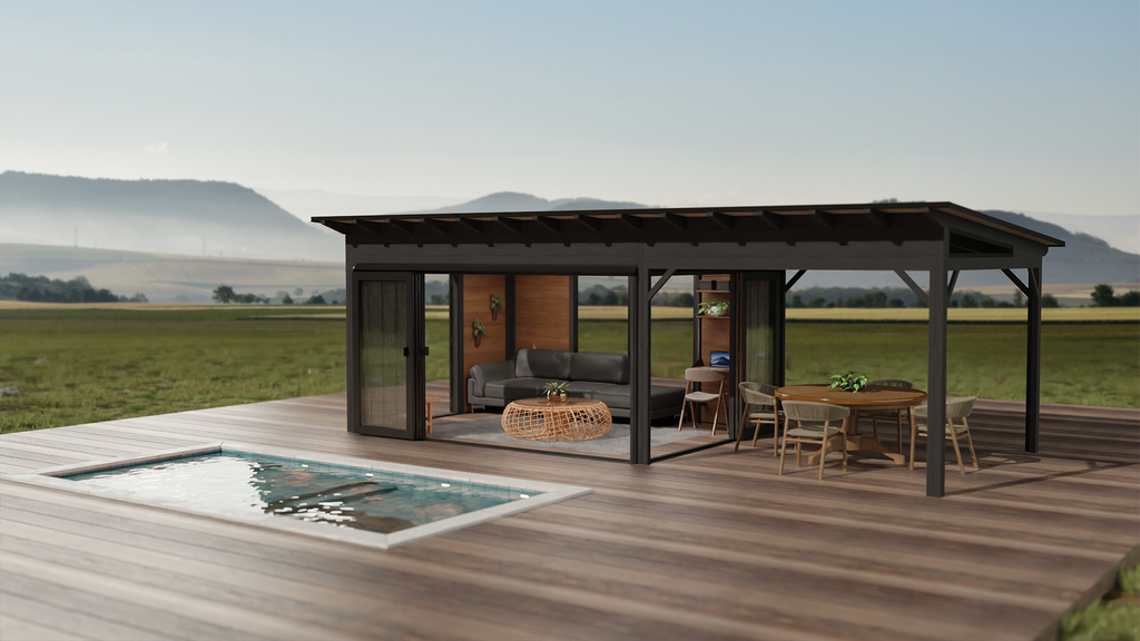 Abri Véranda 11' x 11' Pour Baker Canyon de Visscher