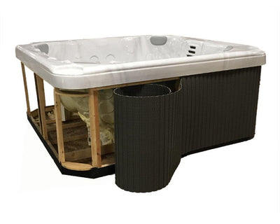 Cabinet Spa Kit de Remplacement Flexible Noir
