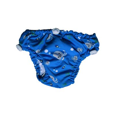 Couche de Bain Pieuvre Bleue Ajustable Medium