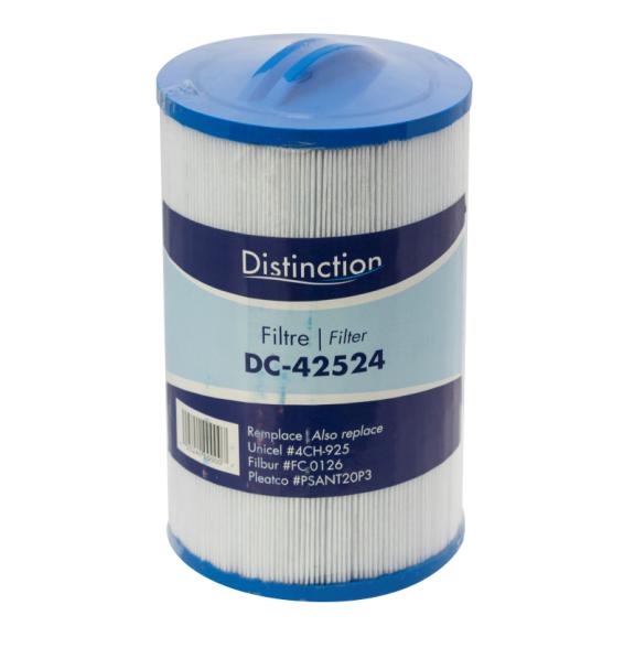 Filtre 20' Carré 4 3/4'' X 8'' Vissé SAE Mâle 1 1/2''