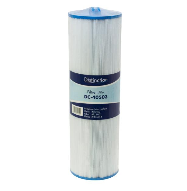Filtre 50' Carré 4 5/8'' X 14 3/4'' Vissé MPT 1 1/2''