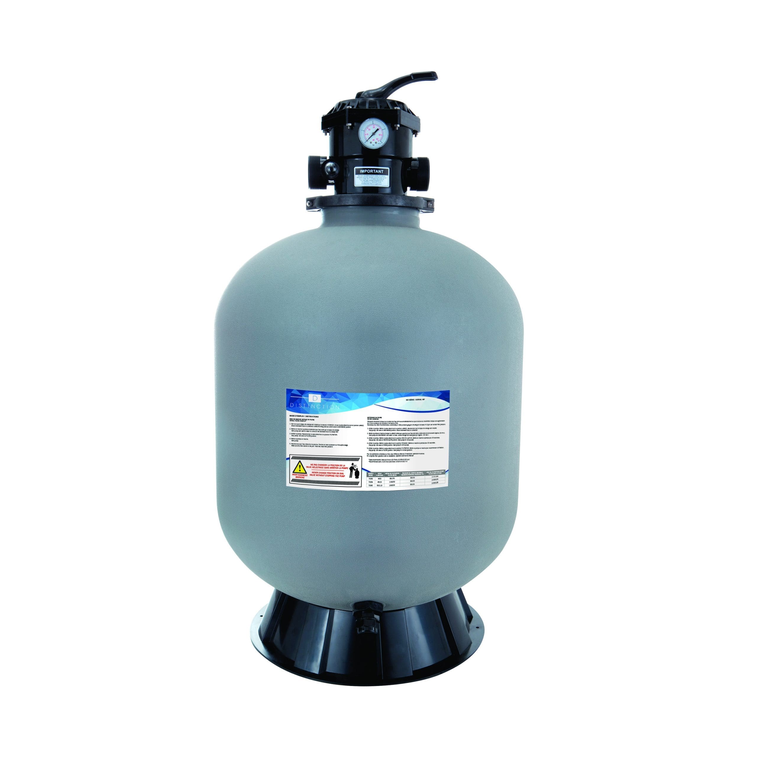 Filtre au sable Sima 22" 250lb