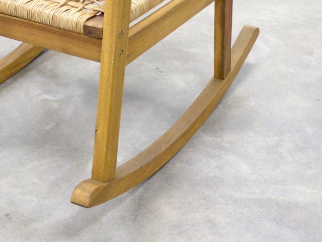 Chaise Oscillante Lara Acacia F65 / Wicker W72