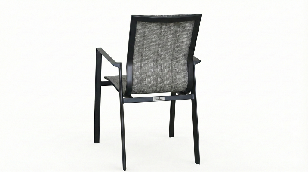 Chaise Belfort Noir F72 / Tissu 337