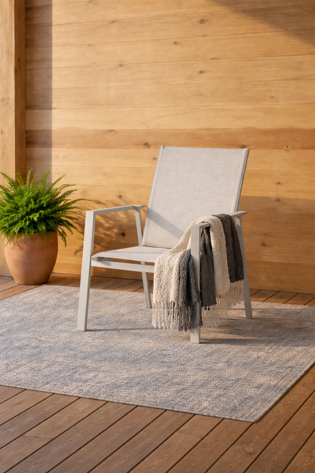 Chaise Belfort Greige F91 / Tissu 340