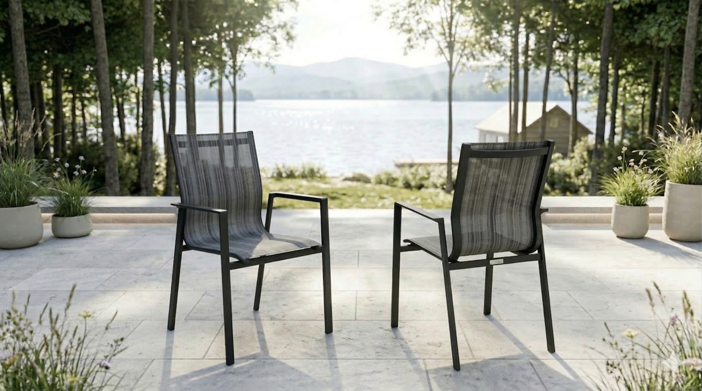 Chaise Belfort Noir F72 / Tissu 337