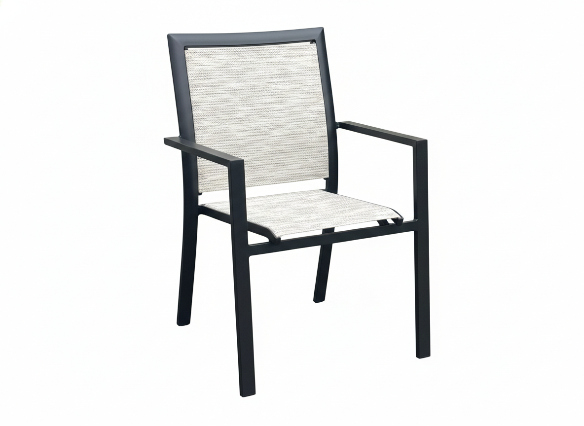Chaise Catania II Noir F72 / Tissu 318
