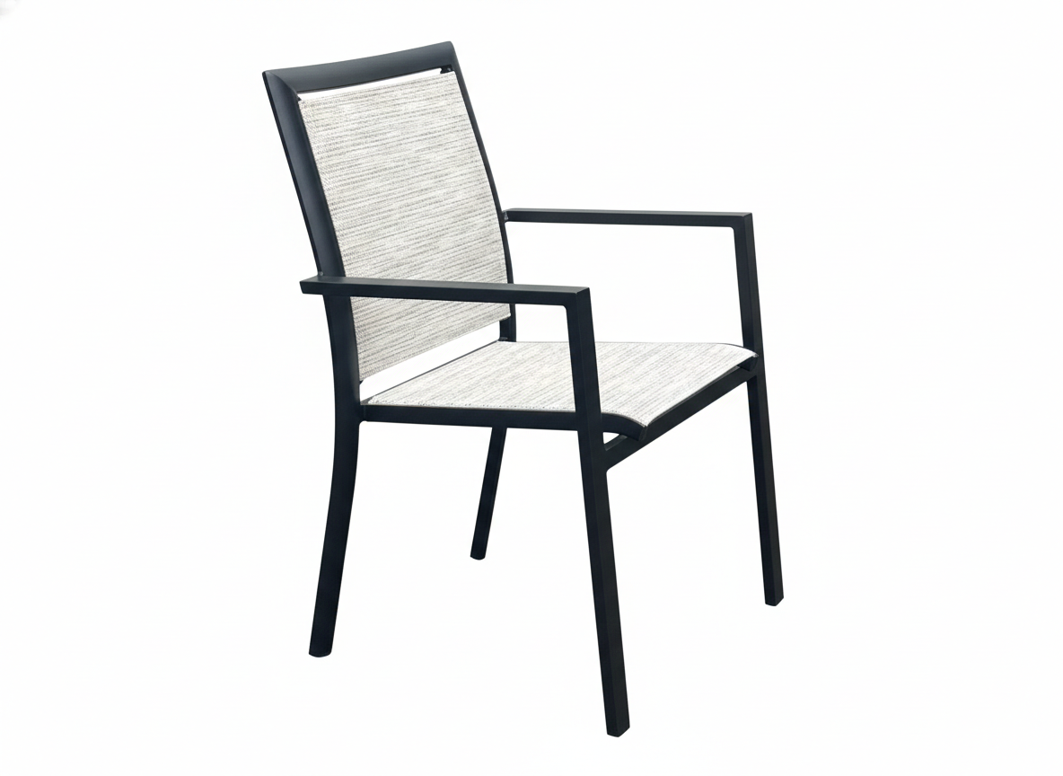 Chaise Catania II Noir F72 / Tissu 318