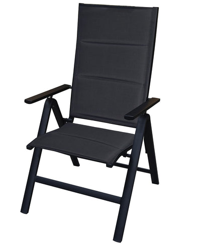 Chaise Livia Pliante Noir F72/Tissu 266