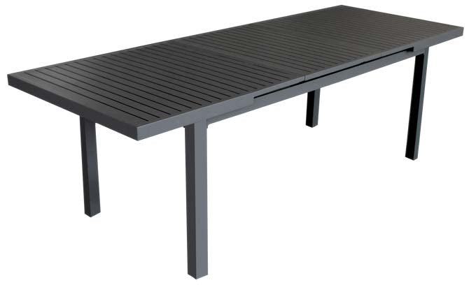 Table Extensible Castello 35"x70"x95" Noir F72