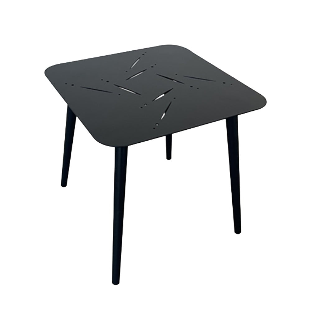 Table Istanbul Ellipse Aluminium Noir F72 16''