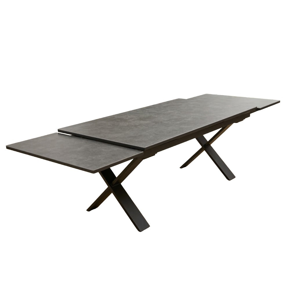 Table d'extérieur Alila Noir F72 / RockBeam S89 40x70x90x110