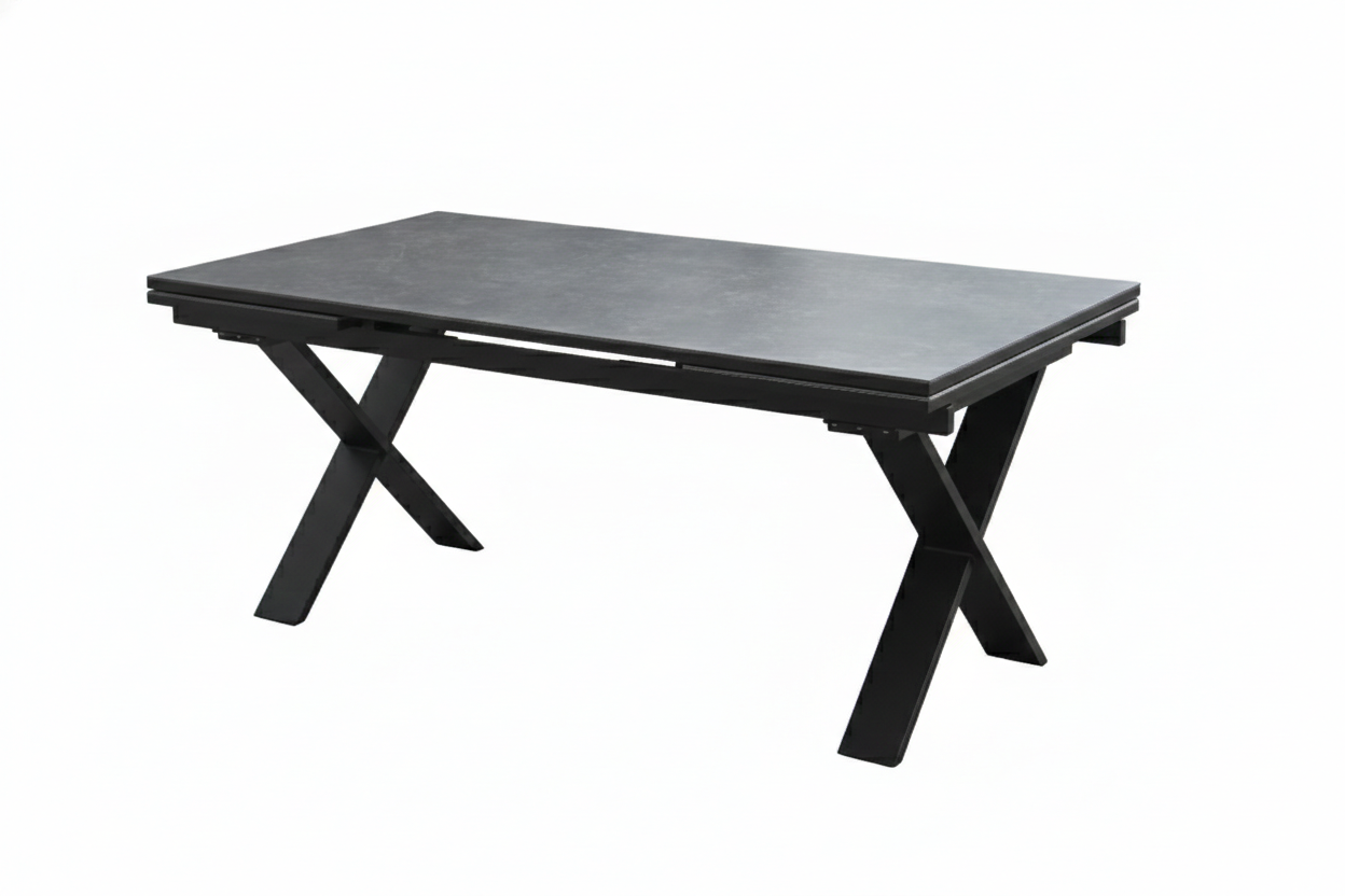 Table d'extérieur Alila Noir F72 / RockBeam S89 40x70x90x110