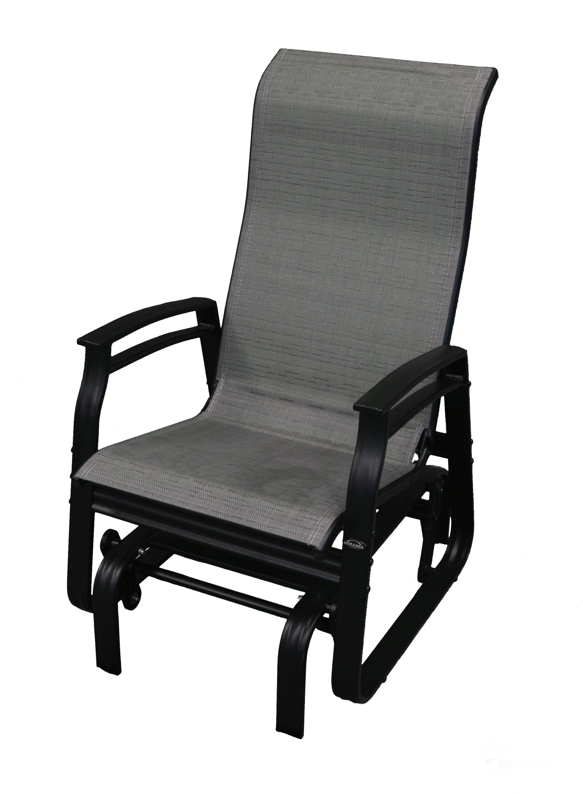 Chaise Oscillante Kaza Tissu 340 / Noir