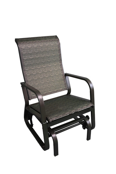 Chaise Oscillante Kaza Tissu 341 / Laiton Antique
