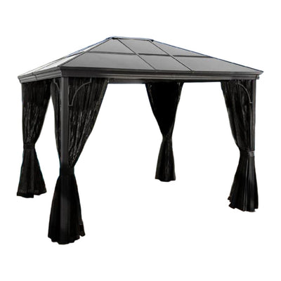Abri Gazebo Nevada 10' X 12' Anthracite/ACP de SOJAG