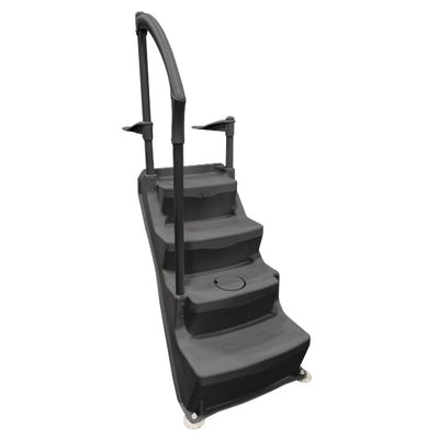 Escalier Hors-Terre i-Step InnovaPlas Midnight Grey