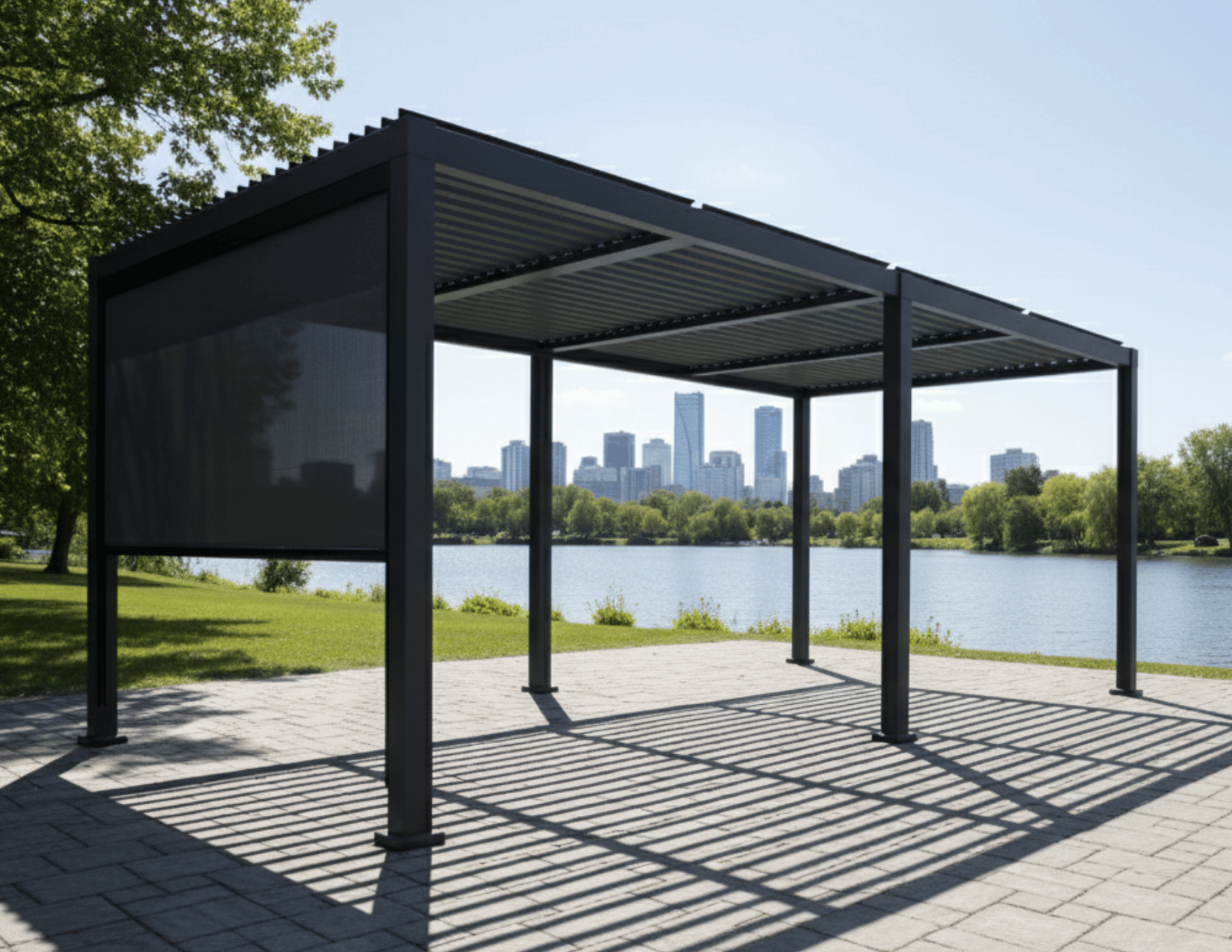 Pergola Mélia 10 x 13 Noir Texturé F96