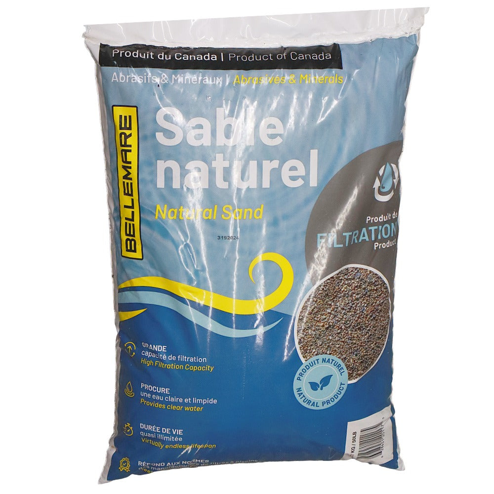 Sable à filtration 50 lb
