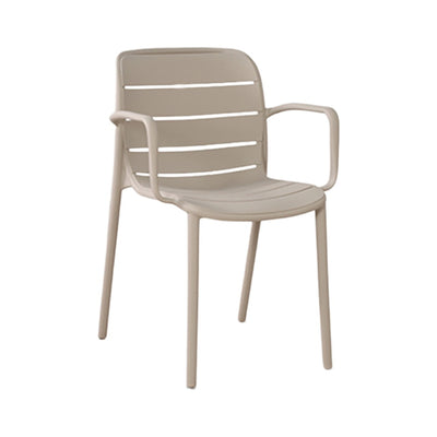 Chaise Summer w/Accoudoir Résine Greige F92